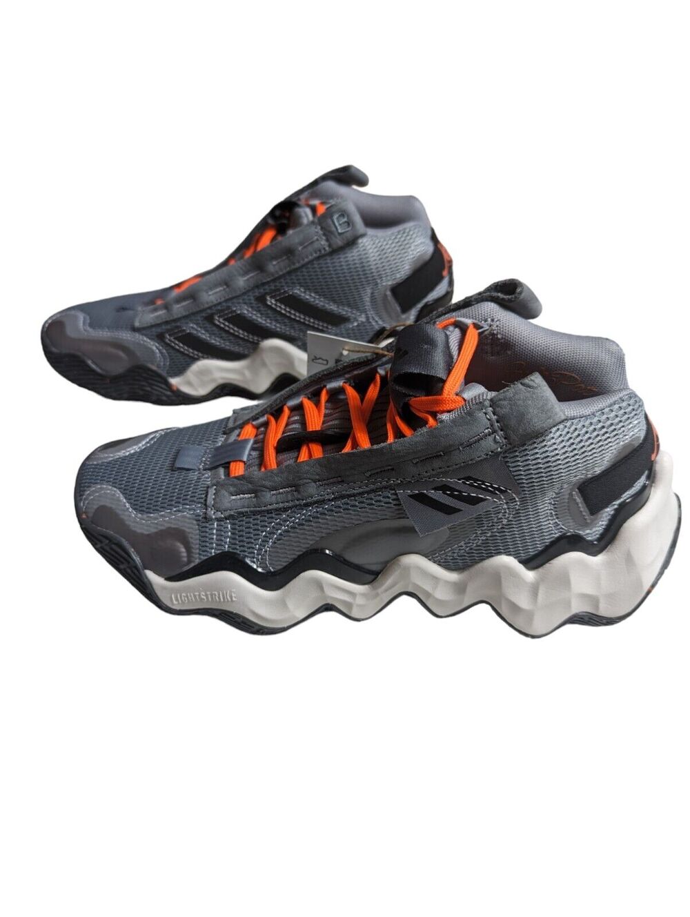 Adidas Exhibit B Candace Parker PE GZ2351 Gray Basketball Shoes Women's Size 7.5
